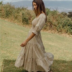 Neuflora Ashland dress in vintage floral pattern